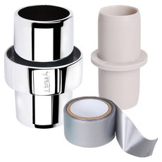 YNET 排水管延長連接器 尺寸轉換套組, 單一顏色, 1套