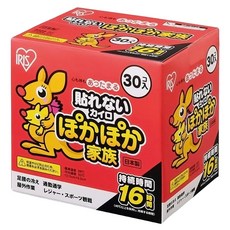 IRIS OHYAMA 愛麗思歐雅瑪 袋鼠家族暖暖包30件組 46g PKN-30R, 1套