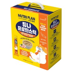 동원뉴트리플랜 고양이 튜나 프로틴 스틱, 혼합맛(참치/닭가슴살), 1.4kg, 1개
