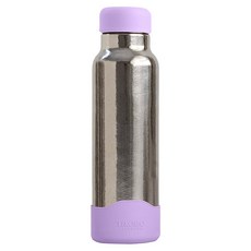 TiKOBO 鈦工坊 1代經典袋鼠純鈦保溫瓶, 凝雲紫, 1個, 700ml