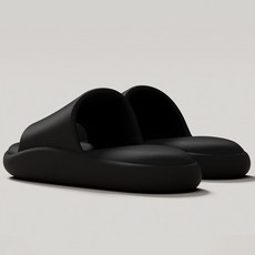 HIGHER DECO 舒適足弓支撐氣墊室內拖鞋, 黑色, 1個