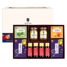 NOKCHAWON 綠茶園 誠意滿滿紅參茶禮盒, 1套, 紅蔘黃金 + 香醇蜂蜜柚子茶 + 蜂蜜檸檬茶 + 紅蔘梨桔梗 + 刀豆茶 + 南瓜紅豆茶