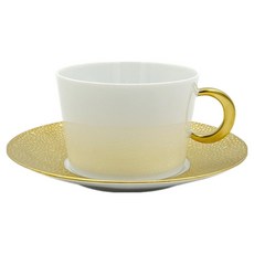 Bernardaud Ecume OR 早餐杯+杯碟組, 混合色, 1套