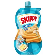 스키피 짜먹는 땅콩버터 크리미, 290g, 1개