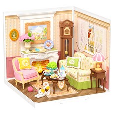 Rolife 若來 3D立體拼圖 DIY 迷你假日下午茶 DW023, 1個, 混合色