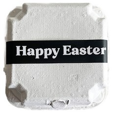 TINA PICNIC 復活節4格盒 20入 + 貼紙 20入 組, 黑色(貼紙), 1套