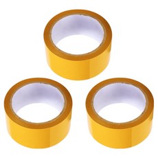 KDT OPP 박스 테이프 황색 48mm x 40m 60mic, 3개