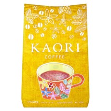 OGAWA 小川珈琲 KAORI咖啡粉, 220g, 1個, 研磨