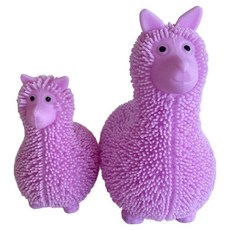 다다랜드 알파카 말랑이 라마요요 인형 2종 세트, 퍼플, 1세트