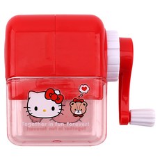 산리오 캐릭터 헬로키티 미니 수동 연필깎이, 혼합색상, 1개