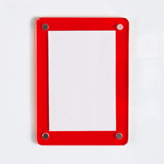 Toppia 磁吸式壓克力相框 圓角, 1個, 紅色
