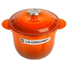LE CREUSET Cocotte Every Gourmet 琺瑯電鍋 橘色, 1個, 18cm