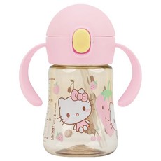 LiLFANT The Bottle 寶寶的第一款PPSU雙柄吸管杯, Hello Kitty, 1個, 200ml