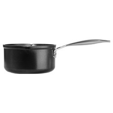 LE CREUSET 單柄 TNS 塗層牛奶鍋, 黑色, 1個, 16cm