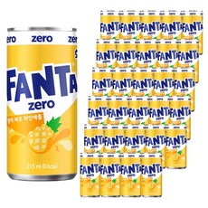 환타 제로 파인애플, 215ml, 30개