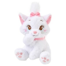 Disney STORE 貓兒歷險記瑪麗坐姿絨毛鑰匙圈, 混合色, 1個, 16.3cm