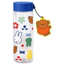 LiLFANT Miffy 吊墜透明水瓶 Miffy & Friends, 混合色, 1個, 500ml