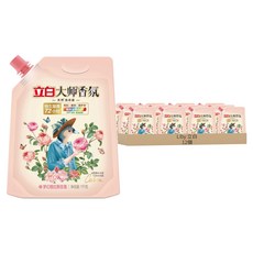 Liby 立白 大師香氛天然洗衣精補充包 格拉斯玫瑰, 1000g, 1袋, 12袋