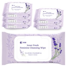 케이크린업 이너프레시 여성청결티슈 20p, 115g, 6개