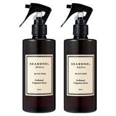 시즈넬 대용량 향균 섬유 스프레이 블랙로즈향, 2개, 블랙로즈 향