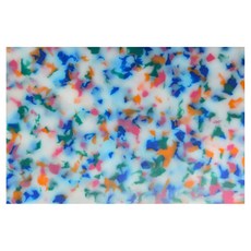 HAKOYA HDPE大理石紋雙面砧板, 1個, 蛋白石色