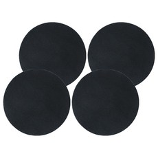 簡約乾淨PU皮革杯墊, 商品1, 4個