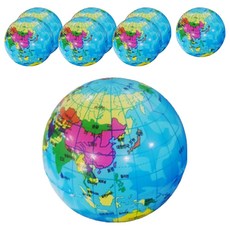 agaplus 軟Q韓文版地球海綿球, 混合顏色, 8個