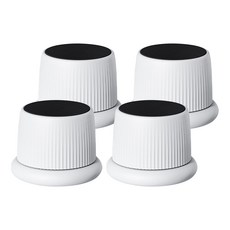 OATSBASF 派凡 可調整桌櫃傢具增高墊 i02, 白色, 4件