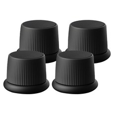 OATSBASF 派凡 可調整桌櫃傢具增高墊 i02, 黑色, 4件