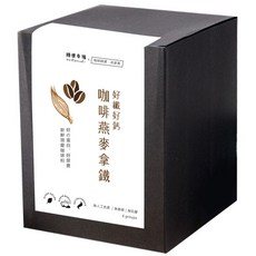 順便幸福 咖啡燕麥拿鐵隨身組, 柑橘摩卡濾掛咖啡 8g 6包 + 燕麥植物奶粉 30g 6包, 1套
