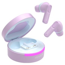 아이리버 항균처리 마카롱 버즈 저지연 ANC 노이즈 캔슬링 무선 블루투스 이어폰 MC50 PINK BLUE 4시간 방수가능