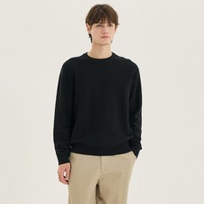 마인드브릿지 남성용 워셔블 조직 세미오버핏 니트 M1KT2120