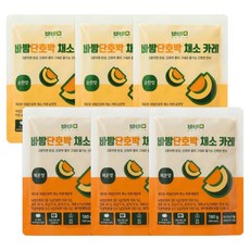 BABAM 甜南瓜蔬菜咖哩 溫和口味 3入 + 微辣口味 3入 組合, 1套