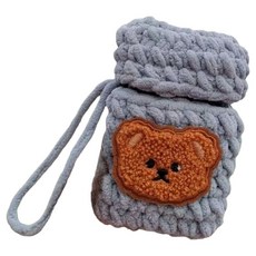 해피굿즈 뽀송뽀송 담배 케이스, 그레이, 1개