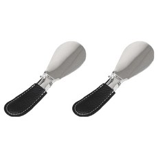 해피굿즈 사무실 다용도 접이식 구두주걱 12cm, 블랙, 2개