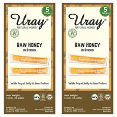 uray Honey A Plus 隨身包 5入, 2個, 60ml