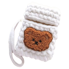 해피굿즈 뽀송뽀송 담배 케이스, 화이트, 1개