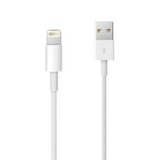 3C配件王 USB-Lightning充電傳輸線, 白色, 1個, 2m