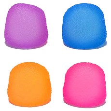 아가플러스 노멀 젤리 스퀴시 슈가볼 말랑이 4종 세트, 주황 + 빨강 + 파랑 + 보라, 1세트