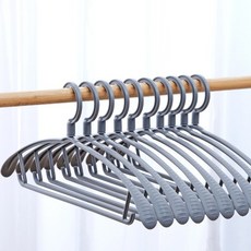 Apnalchangchang 防滑360度旋轉防肩角寬版衣架, 灰色, 20個