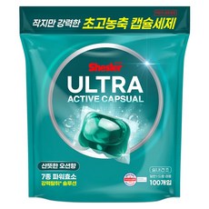 Shesler Ultra Active 超濃縮膠囊洗衣精 海洋香, 1個, 100個裝