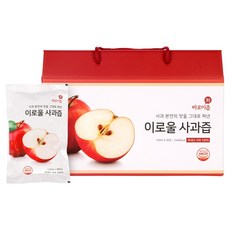 바로이즙 이로울 사과즙, 120ml, 30개
