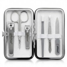 infiniman 指甲油工具6件組 + 收納盒套組, 1套, 海軍藍(收納盒)