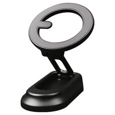 VISANG Nova 雙面磁吸多功能 MagSafe 車用手機支架, 1個, 黑色