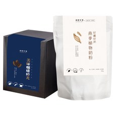 順便幸福 咖啡燕麥拿鐵超值組, 榛果黑巧克濾掛咖啡 8g 12包+ 燕麥植物奶粉 350g 1包, 1套