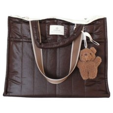 Ymmama 雙層大容量Yum Bag尿布包, 珍珠深棕色