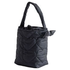 Ymmama Masil Yum Bag 尿布包, 鋪棉愛心 黑色