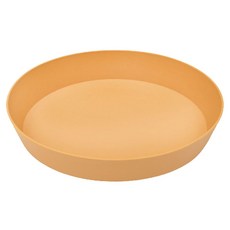 데이지안 무광 플라스틱 화분받침, 피치브라운, 1개