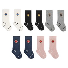 베이비타이거 중목양말 5켤레 세트