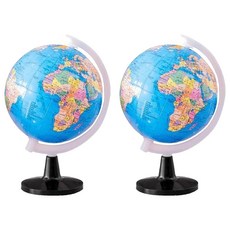 Greentail 旋轉迷你地球儀 8cm 2入, B款